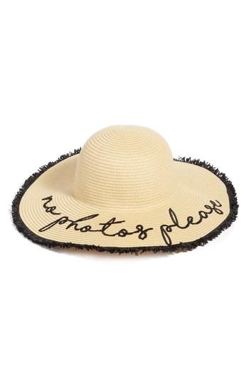 Women's Bp. No Photos Please Floppy Straw Hat - Beige