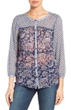 Women's Lucky Brand Mix Print Blouse