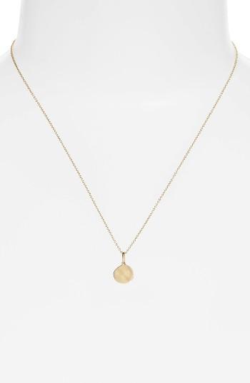 Women's Bony Levy Small Concave Pendant Necklace (nordstrom Exclusive)