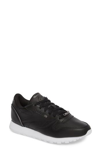 Women's Reebok Classic Leather Hw Sneaker M - Black