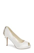 Women's Pardox London Pink Priscilla Peep Toe Pump M - Ivory