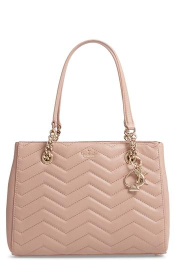 Kate Spade New York Reese Park - Small Courtnee Leather Tote - Brown