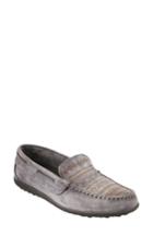Women's Taos Heritage Moccasin Flat Eu - Grey