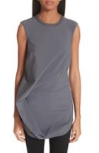 Women's Rick Owens Drape Parachute Top Us / 38 It - Grey