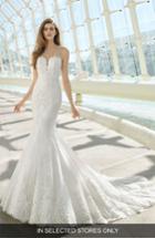 Women's Rosa Clara Day Illusion Lace Mermaid Gown, Size In Store Only - White