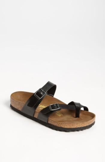 Women's Birkenstock 'mayari' Birko-flor(tm) Sandal -9.5us / 40eu D - Black