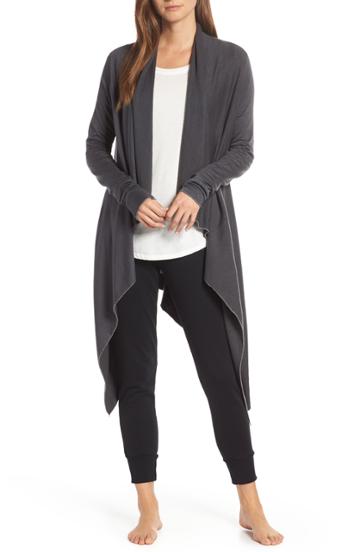 Women's Groceries Apparel Long Cardigan - Grey