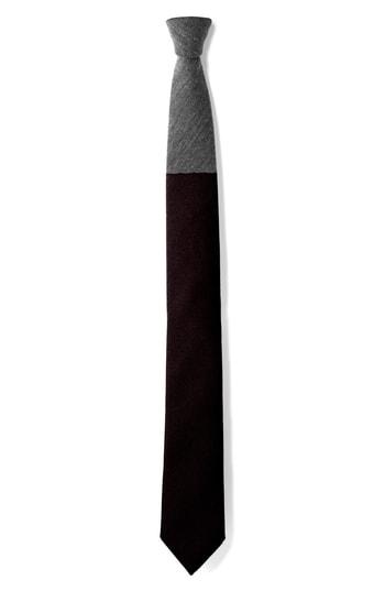 Men's Title Of Work Two-tone Silk & Wool Tie, Size - Grey