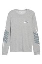 Men's Nike Sb Logo T-shirt, Size - Grey