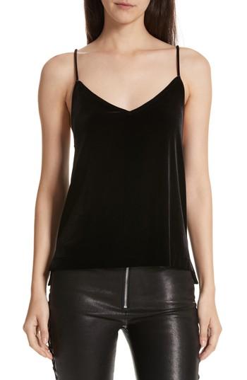 Women's Rag & Bone/jean Amber Velvet Camisole - Black