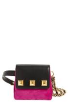 Marc Jacobs Montana Suede & Leather Belt Bag - Purple