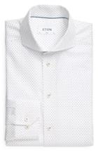 Men's Eton Slim Fit Dot Dress Shirt .5 - White