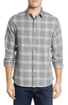 Men's Grayers Laugna Herringbone Twill Shirt - Grey
