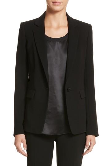 Women's Lafayette 148 New York Lyndon Finesse Crepe Blazer