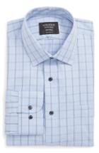 Men's Nordstrom Men's Shop Traditional Fit Non-iron Plaid Dress Shirt .5 - 32/33 - Blue