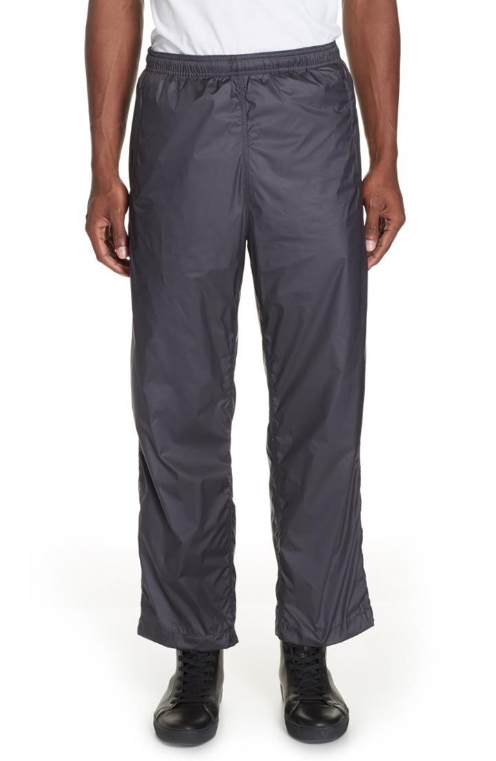 Men's Our Legacy Drape Nylon Pants Eu - Blue