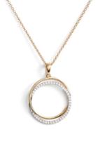 Women's Bony Levy Double Circle Diamond Pendant Necklace (nordstrom Exclusive)