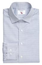 Men's Lorenzo Uomo Trim Fit Check Dress Shirt .5 - 34 - Blue