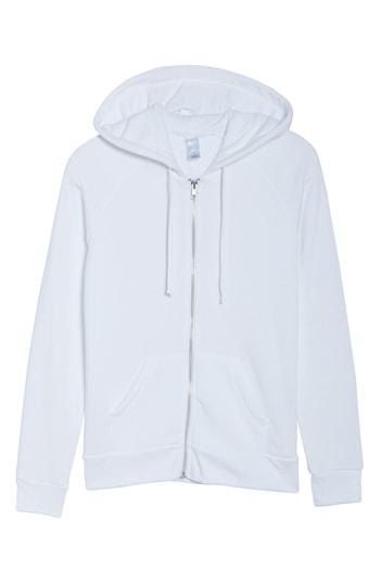 Women's Alternative Adrian Zip Hoodie - White