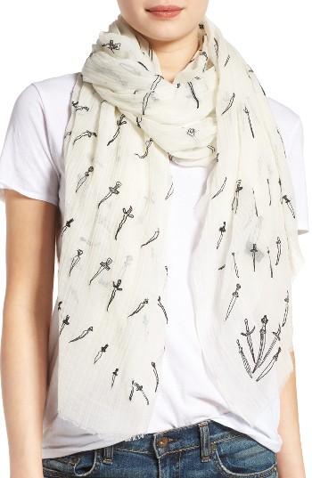 Women's Rag & Bone Embroidered Dagger Scarf