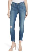 Women's Frame Le Skinny High Waist Chew Hem Ankle Skinny Jeans - Blue