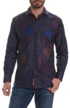Men's Robert Graham El Rey Limited Edition Classic Fit Sport Shirt - Purple