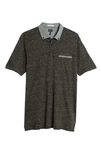 Men's Good Man Brand Slim Fit Polo, Size - Grey