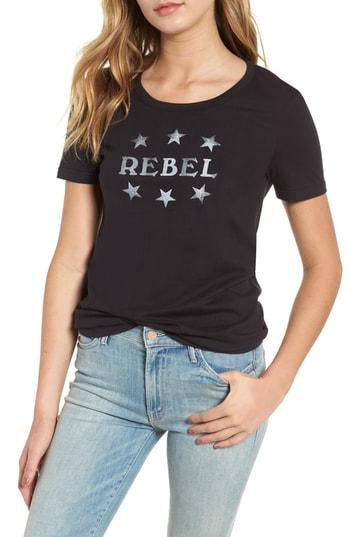 Women's Rebecca Minkoff Rebel Ava Tee - Black