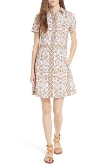 Women's Tory Burch Port Shirtdress - White