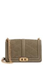 Rebecca Minkoff Love Nubuck Crossbody Bag - Green