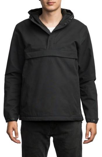 Men's Rvca Profound Anorak Jacket - Black