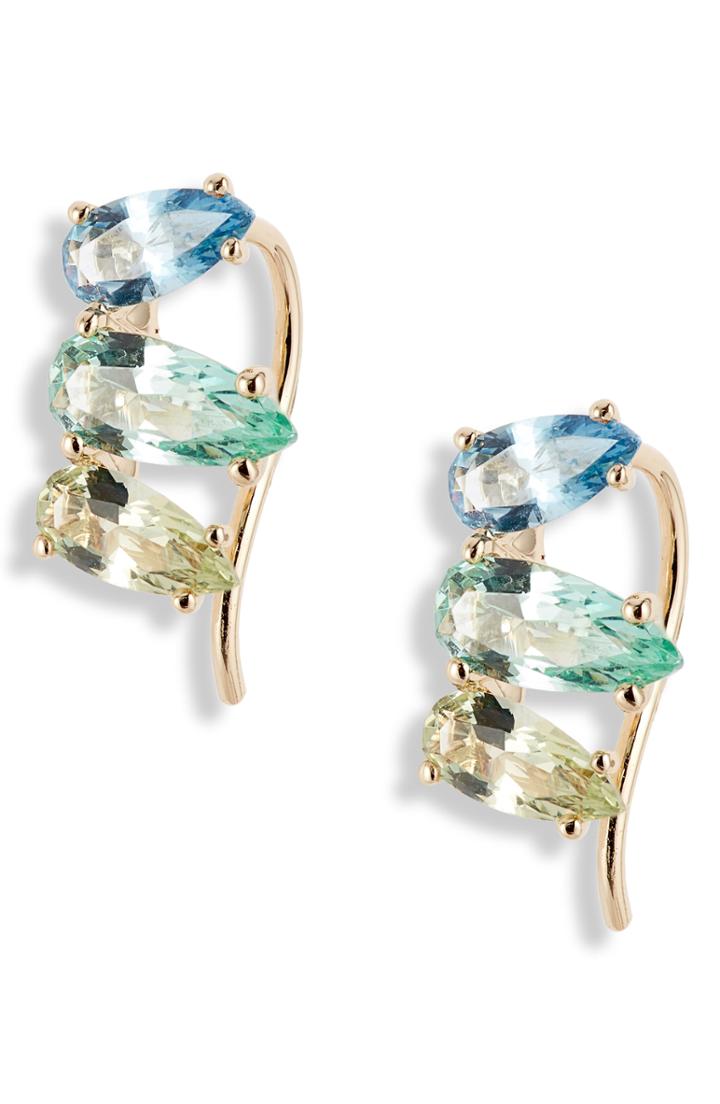Women's Nadri Gelato Small Cubic Zirconia Ear Crawlers