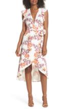 Women's Adelyn Rae Eloise High/low Wrap Dress - Pink
