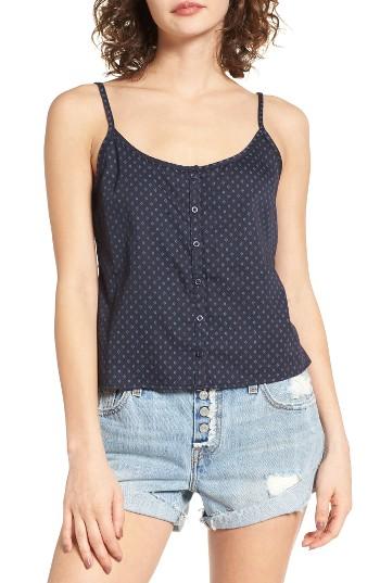 Women's Obey Sanders Scoop Back Camisole, Size - Blue