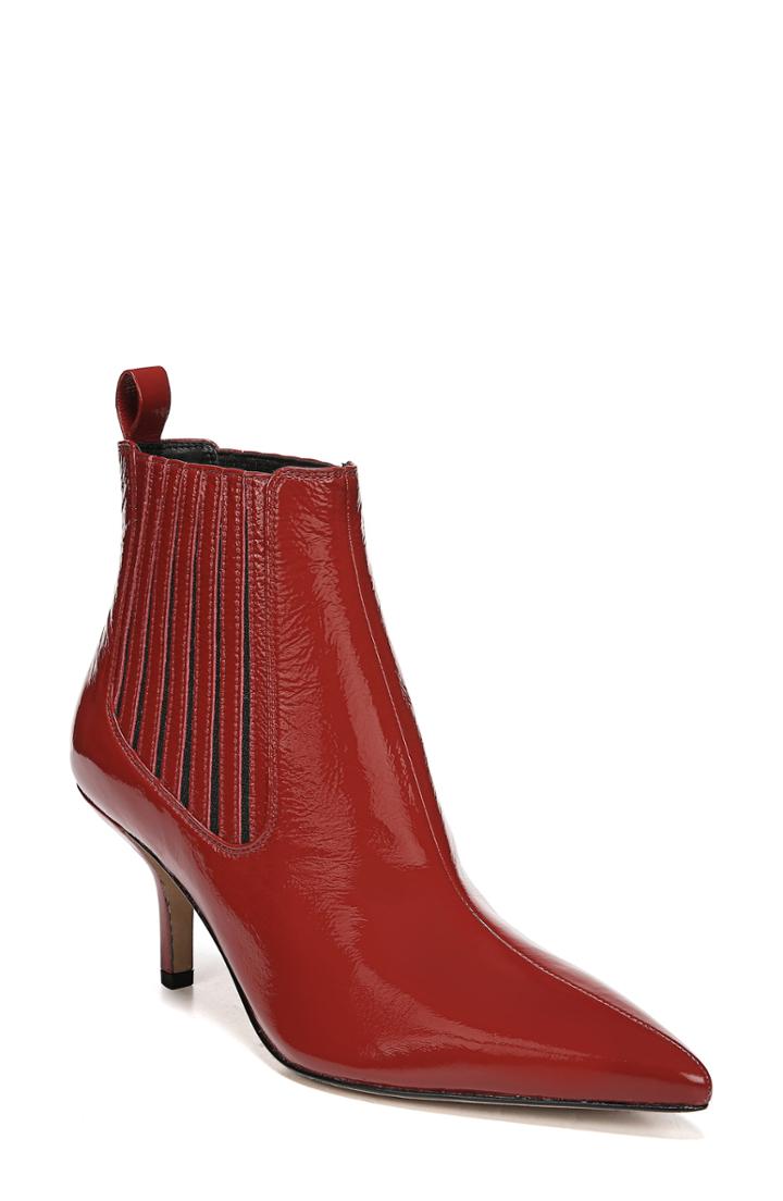 Women's Diane Von Furstenberg Mollo Chelsea Bootie .5 M - Red