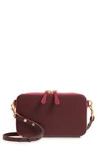 Women's Anya Hindmarch Stack Leather Crossbody Wallet - Red
