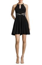 Women's Xscape Stripe Waist Party Dress