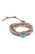 Women's Nakamol Design Beaded Stone Wrap Bracelet