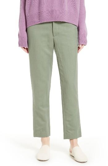 Women's Vince Tapered Crop Trousers - Green
