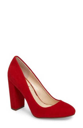 Women's Jessica Simpson Belemo Pump M - Red