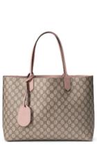 Gucci Turnaround Medium Reversible Leather Tote - Beige