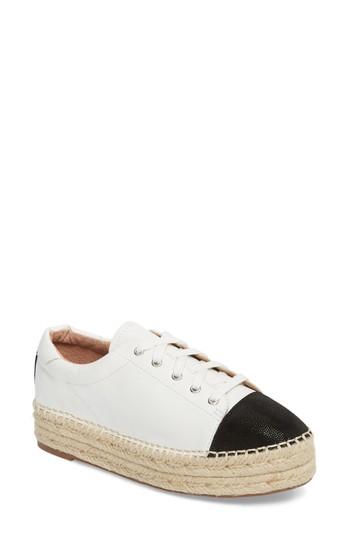 Women's Linea Paolo Sierra Espadrille Platform Sneaker M - White