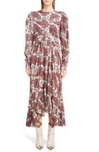 Women's Isabel Marant Jorja Silk Blend Dress Us / 36 Fr - Red