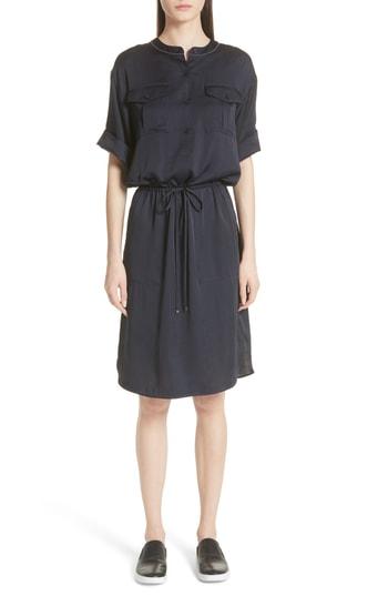 Women's Lafayette 148 New York Benson Shirtdress - Blue