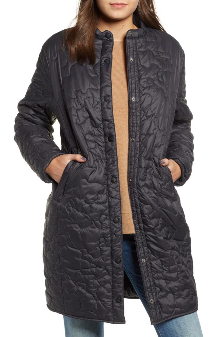 Women's The North Face Alphabet City Water Repellent Down Parka - Black