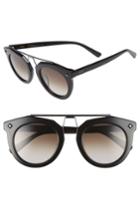 Women's Mcm 49mm Round Sunglasses - Black