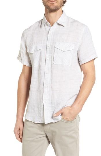 Men's Billy Reid Graham Slim Fit Sport Shirt - Grey