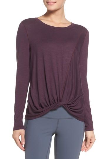 Women's Zella Twisty Turn Tee - Purple