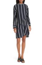 Women's Alexander Mcqueen Ruffle Off The Shoulder Sweater Dress - Burgundy
