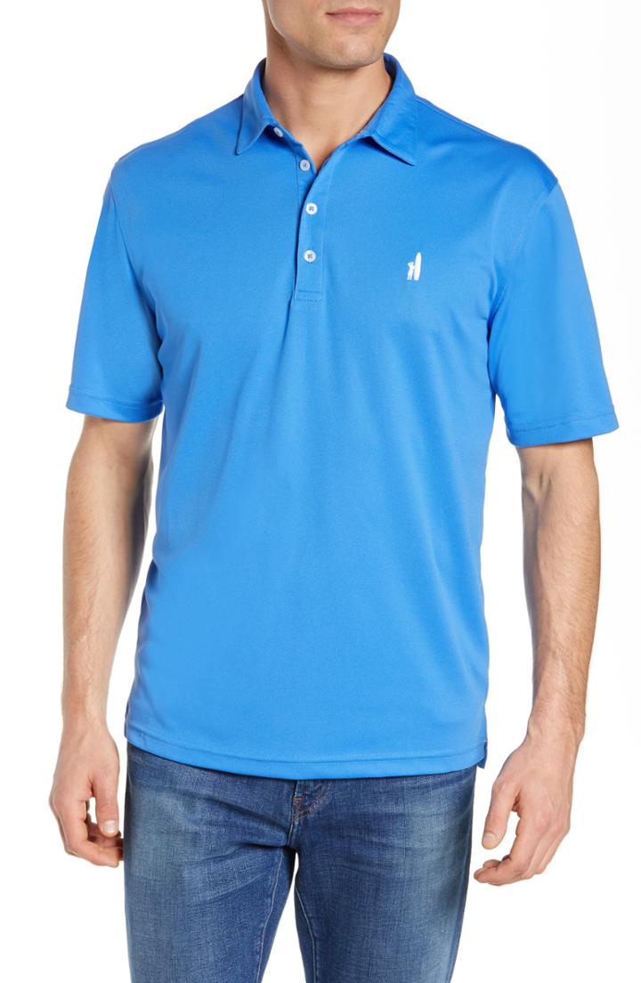 Men's Johnnie-o Fairway Regular Fit Prep-formance Pique Polo - Blue